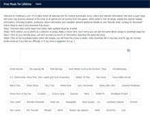 Tablet Screenshot of freemusic1.com